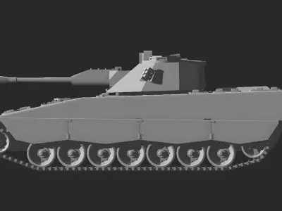 Cv9040 bofors 3D print model