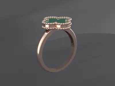 Ring Van Cleef 3D print model