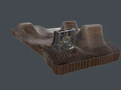 THE RENNER JUMP Low-poly 3D model