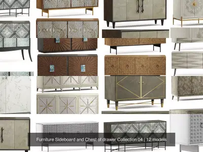Furniture Sideboard and Chest of drawer Collection 04