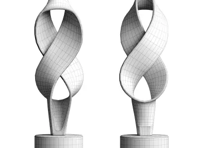 Mathis Sculpture Low-poly 3D model