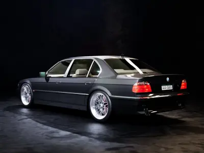 B M W 750 i L Low-poly 3D model