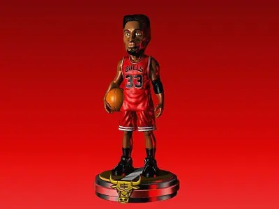 SCOTTIE PIPPEN CHICAGO BULLS BASKETBALL FIGURE NBA 3D print model