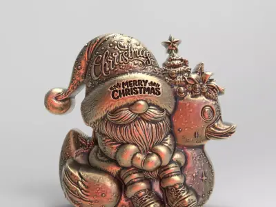 sanda with duck decor  3D print model