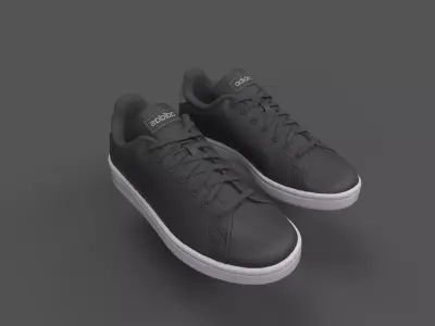 Casual shoe Low-poly 3D model