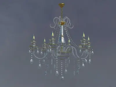 Qandil Chandelier Lyustra 3D model
