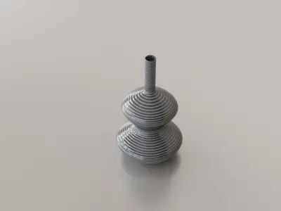Earthenware jug 08 3D model