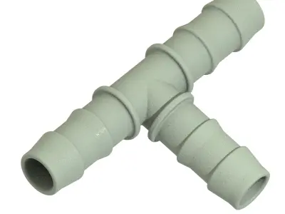 Irrigation Pipe Tee Joint 3D print model