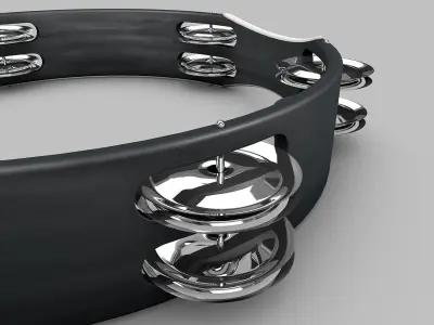Tambourine model 3D model