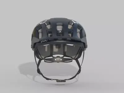 Trail Cycling Helmet Low-poly 3D model