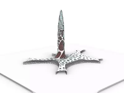 Parametric Building 3D model