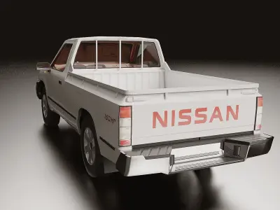 Nissan DDSN 1 Cabin  Low-poly 3D model