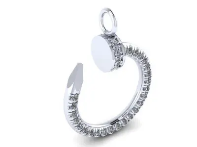 Diamond pendant 3D print model