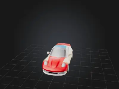 Toy Car 2 Low-poly 3D model
