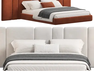 Hollis Bed by Thehighwall 3D model