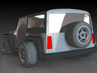 Jeep Wrangler Free 3D print model