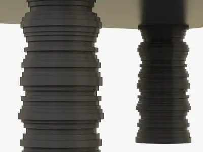 Baxter BIDU TABLE 3D model