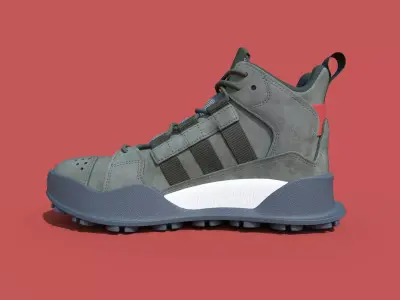 Adidas sneakers F1-3 LE 3D model