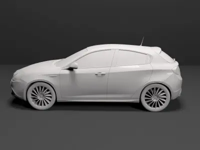 ALFA ROMEO GIULIETTA FOR PRINTING 3D print model