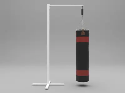 Boxing Sandbag Low-poly 3D model
