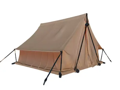 Tents Low-poly 3D model