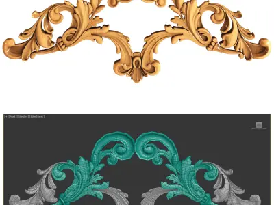 Decorative Ornamental 07 3D model