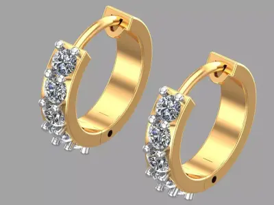 Earring  3D print model get