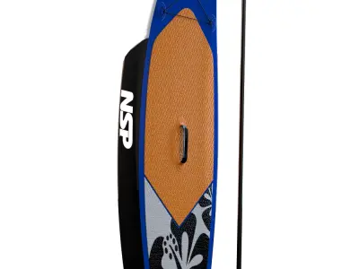 Sup - Stand Up Paddleboard and Paddle 3D model