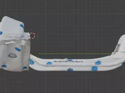 Subaru 5-Speed Transmission Sub-Frame 3D model