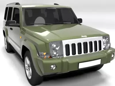 JEEP COMMANDER Low-poly 3D model