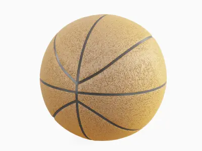 Basketball Ball 4K 03 3D model