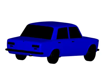 Fiat 124  3D model