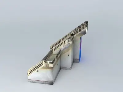 A stadion C2 es lelátója Free 3D model