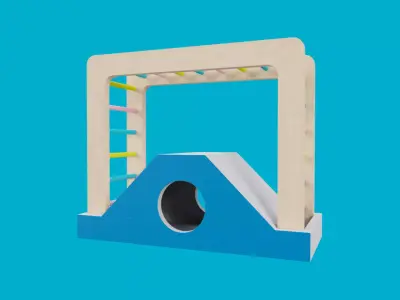 Climbing Ladders For Hamster Low-poly 3D model