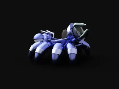 GunBound Aduka Low-poly 3D model