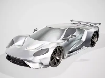 Current Sports Car 3D model