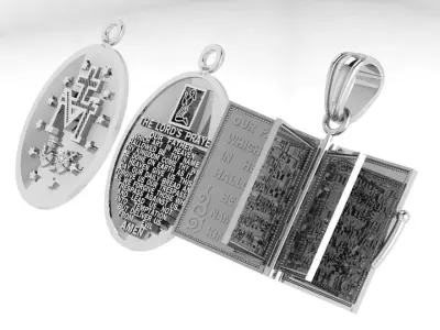 Bible Christian Pendant 4594 3D print model