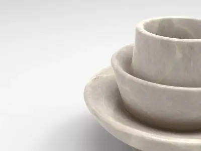 Keo Candle Holder Low-poly 3D model