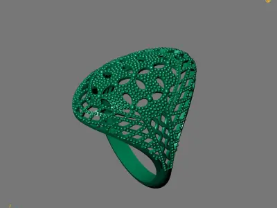 Women Plain Ring Ready STL Models Womens Ring 3d models 3D print model 23