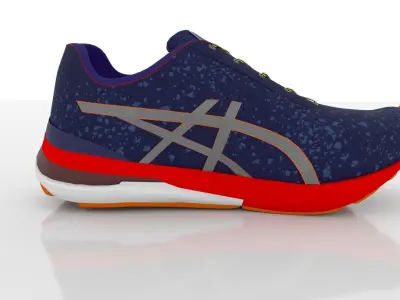 Asics shoe 3D model