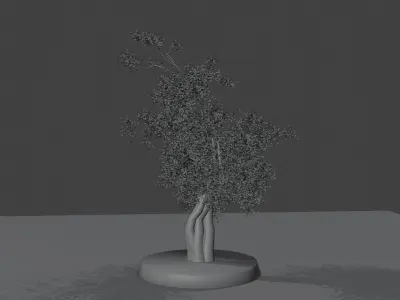 3D Tree Model Low-poly 3D model