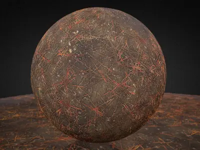 Burn Hay Tile Material Texture