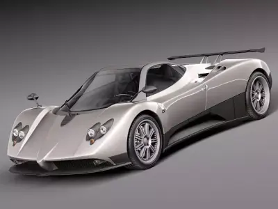 Pagani Zonda F 2005 3D model