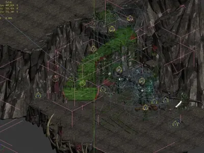 Stone Mengmengling - Mine hole entrance 01 3D model