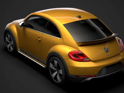 VW Beetle Dune 2020 3D model