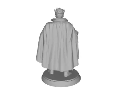 Lord King  Heroic Sculpture for 3D Printing  3D print model