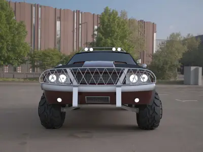  challenger-1970-suv 3ds max model 3D model