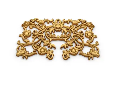 Classic decor ornament 314  3D model