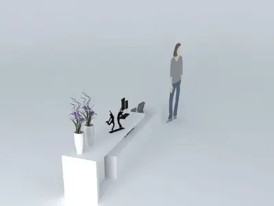 rack tv Free 3D model