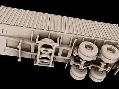 CONTAINER TRUCK 3D print model